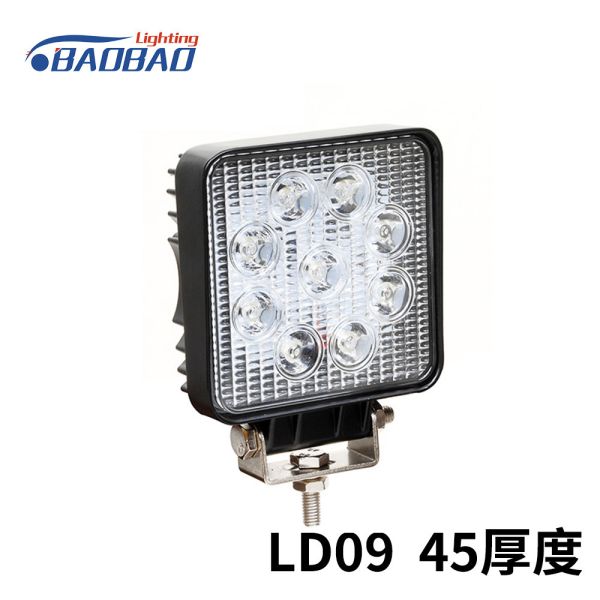 LD09 45mm 27W 9LED led work light