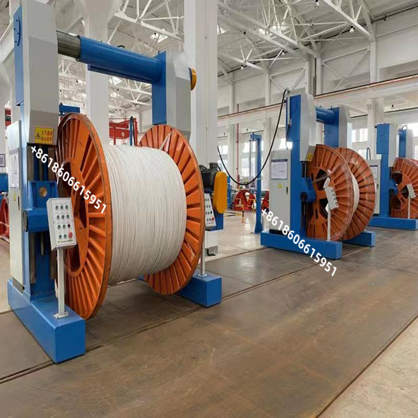 Cage Type Core Laying Machine With Back Twist , Electric Wire Manufacturing Machine