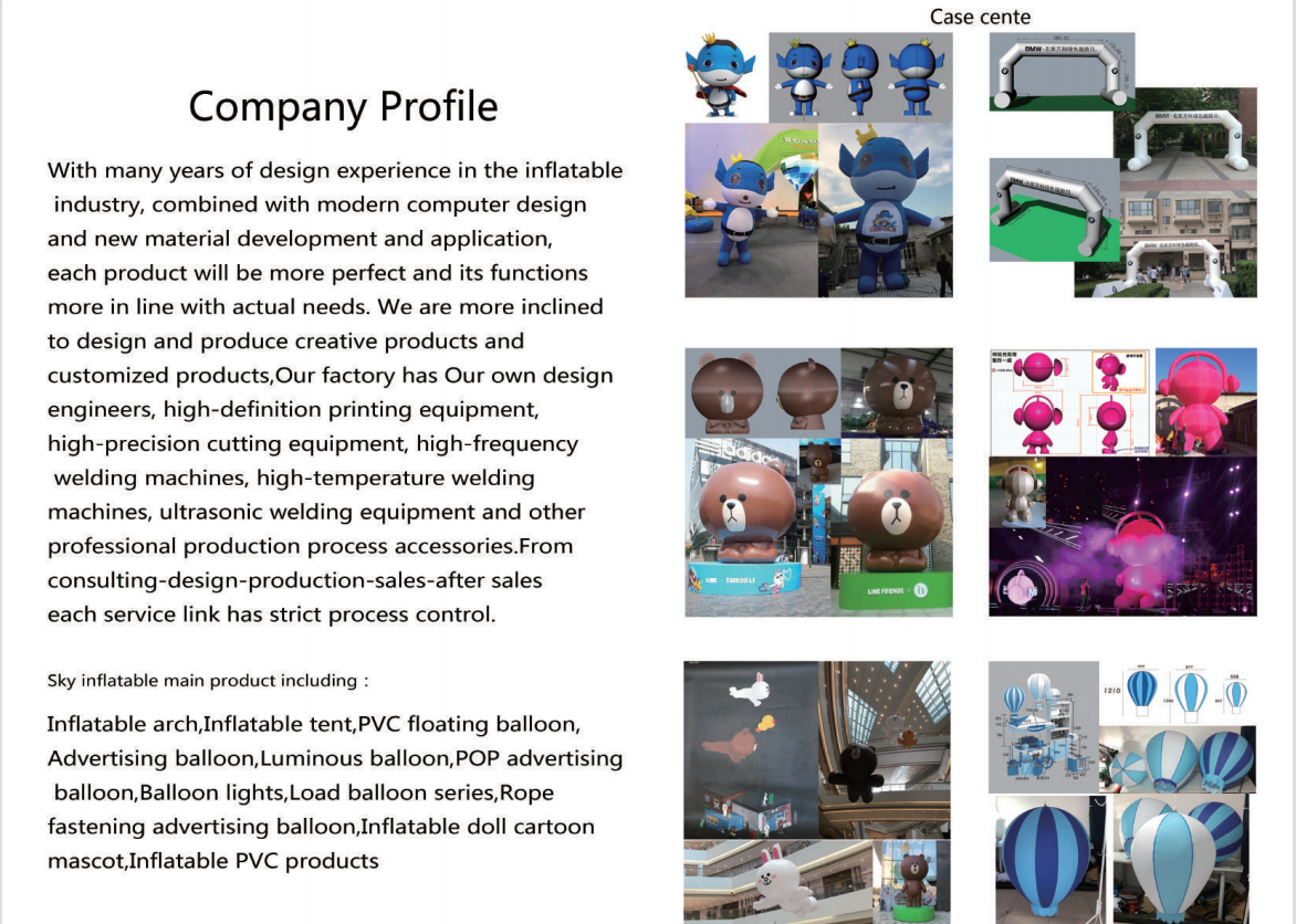 New Arrival Customize Multiple Colors PVC Advertising Giant Inflatables Air Balloon With Logo And Free Design Draft