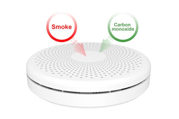 Quality Standalone Smoke Detector Fire Battery Operated High Sensitivity Smoke Alarm And Carbon Monoxide Detector for sale