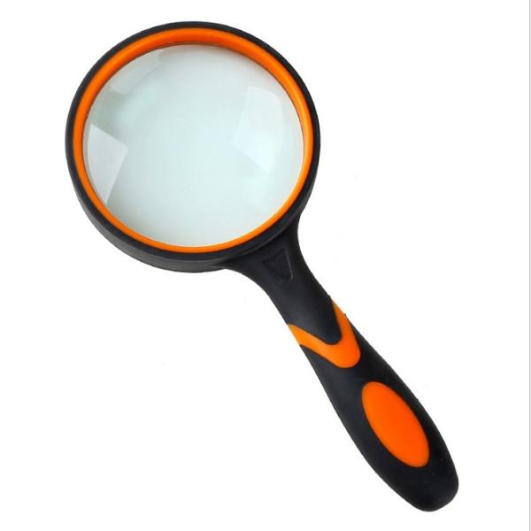 Quality Customized Large Glass Magnifier , Durable Illuminated Hand Magnifier Easy Operation for sale
