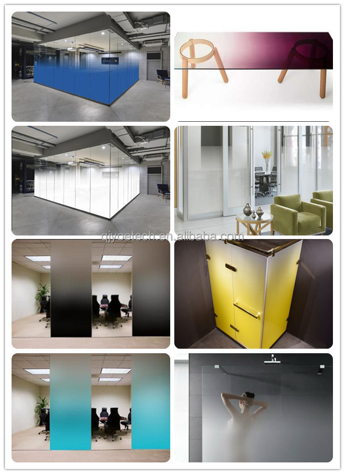 Custom Patterns 8mm Pattern Texture Tempered Glass Silkprint Gradient Balustrades Door