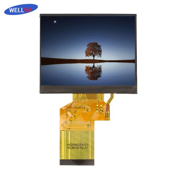 High Resolution 3.5 Inch Tft Screen Type With 24 Bit RGB SPI Interface
