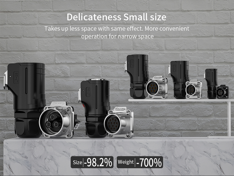Water Resistance IP68 in Mated Cable Connector Outdoor Use M12 5 Pin Waterproof Connectors