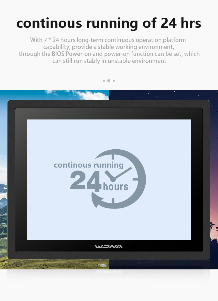 Stock 10.4 Inch Touch Screen Work All In One Computer with J1900/i3/i5/i7 Processor