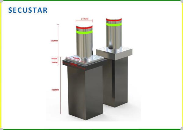 Quality 600mm Height Hydraulic Security Bollards IP68 Waterproof For School Gate Security for sale