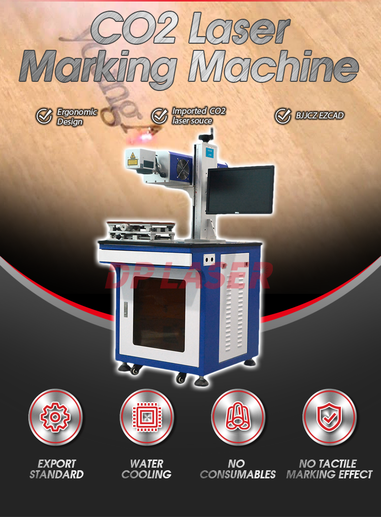 Plastic 100w Co2 Laser Marking Machine 30W 50W 100W 150W 200W 250W