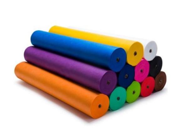 Quality Non Woven Polyester Felt Fabric 43 Colors With Good Wear Resistance for sale