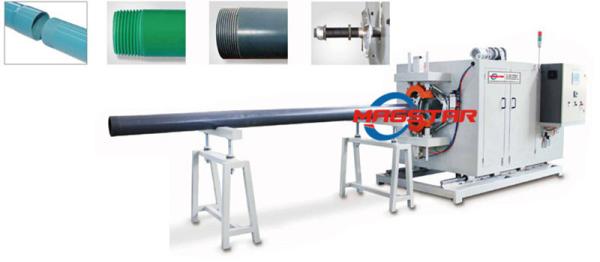Quality AC Motor Plastic Pipe Threading Machine , Pipe Thread Cutting Machine for sale