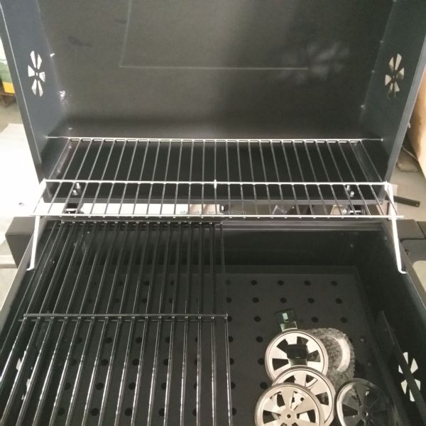 Multifunctional Outdoor Camping Barbecue Stove with Chrome Plated Finish 100x100x46cm