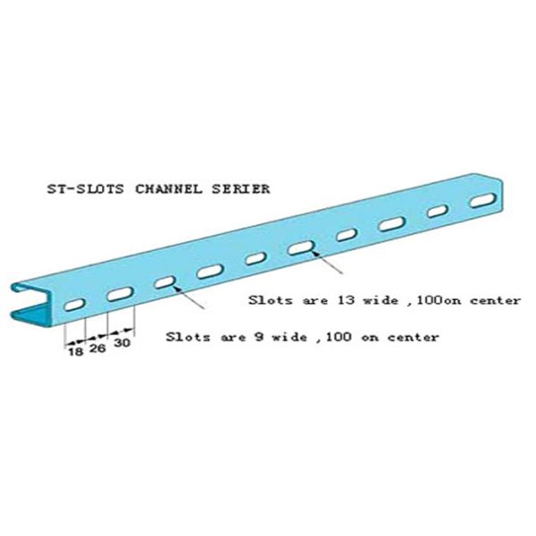 Slotted Strut C Channel Roll Forming Machine Gear Box Driven Hydraulic Cutting
