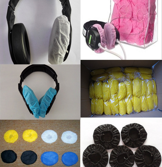 Non Woven MRI Headphone Covers For Airline Bus Train
