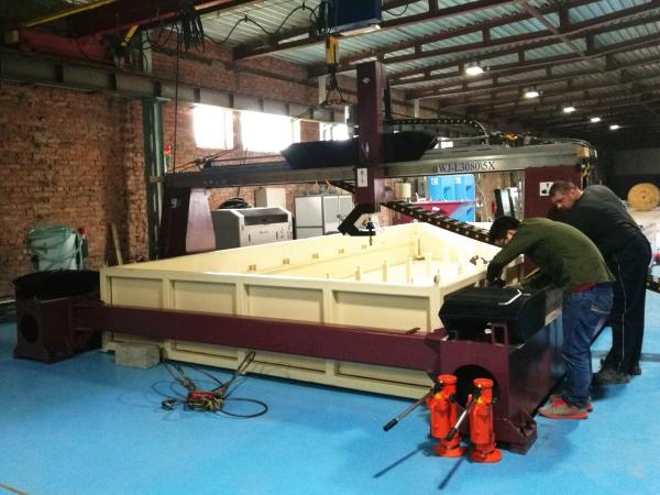 Quality Max Series 5 Axis CNC Water jet cutting machine with cutting size 3000*8000mm for sale