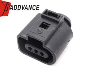 China 1.5mm Sealed 3 Way Camshaft Sensor Connector 1J0 973 703 1J0973703 Black Color on sale