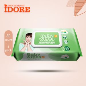 China Adults / Babies Non Toxic Antibacterial Moist Wipes wholesale