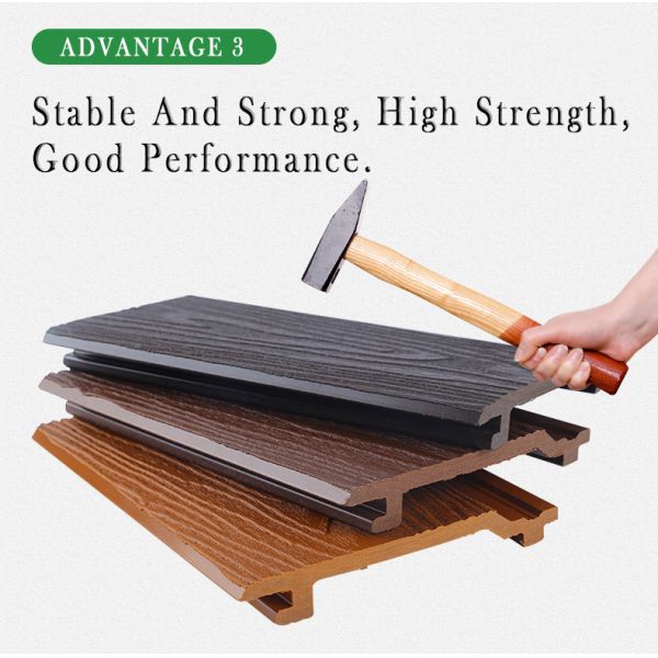 Exterior WPC Wall Panel for Indoor/Outdoor Decoration in Hotel Office and Shopping Mall