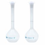 100ml Plastic Lab Volumetric Measuring Flasks with Snap Caps Measuring Flask