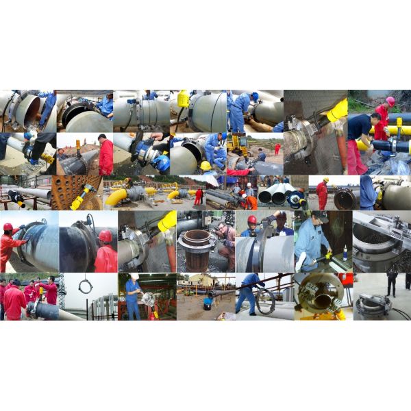 Automatic Split Pipe Cold Cutting Beveling Machine