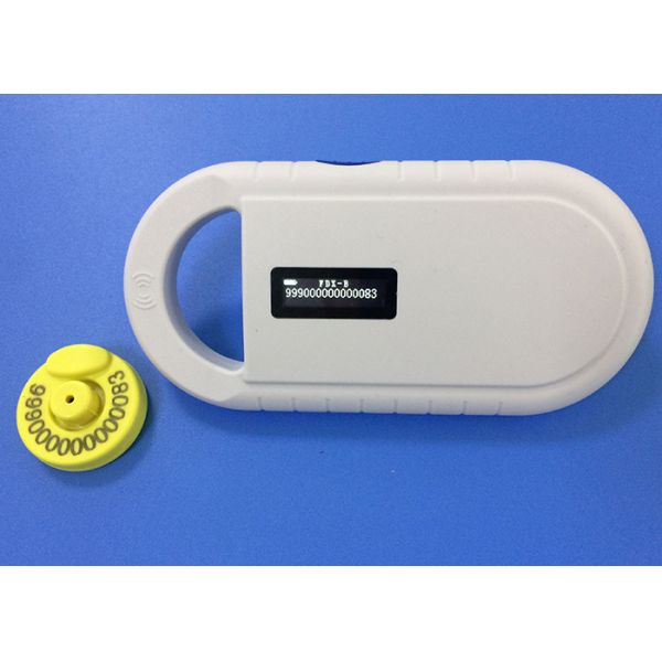 Handle RFID Microchip Scanner For Animals Ear Tags Can Read CE Certificate
