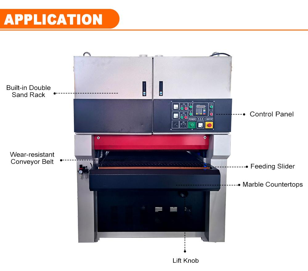 R-RP1000 Wood Board Sanding Machine for Professional Deburring and Primer Sanding