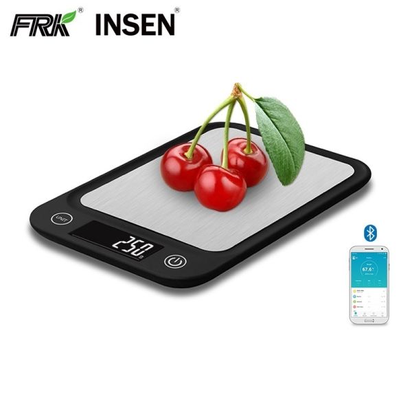 SS Platform Battery Powered Bluetooth Kitchen Nutrition Scale