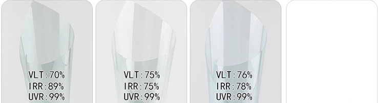 High Infrared Barrier Auto Windshield Protection Film , TPU Bulletproof Film For Car Windows