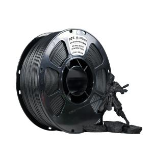 China IBOSS Strong Durable ASA Black Carbon Fiber 3d Printer Filament 1.75mm Filament wholesale