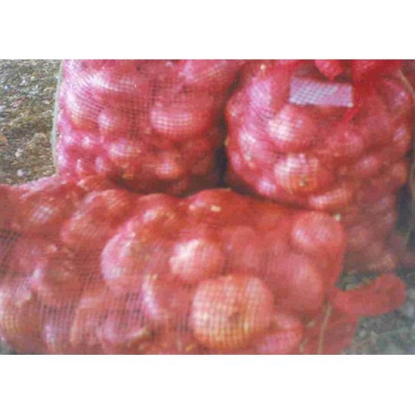 Plastic Polypropylene Woven Industrial Mesh Bags For Orange / Garlic , Tubular Shaped