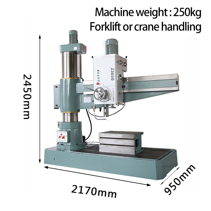 Automatic Feed Radial Drilling Machine Z3050 Mechanical Speed Change vertical drilling machine