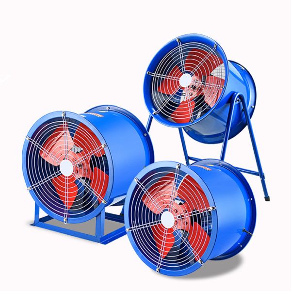 Stainless Steel Laser Cutting Axial Exhaust Fan Machines Metal Processing Fan