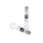 1ml 2.25ml 3ml 5ml Prefilled Borosilicate Syringe Metal Plastic Plunger Luer