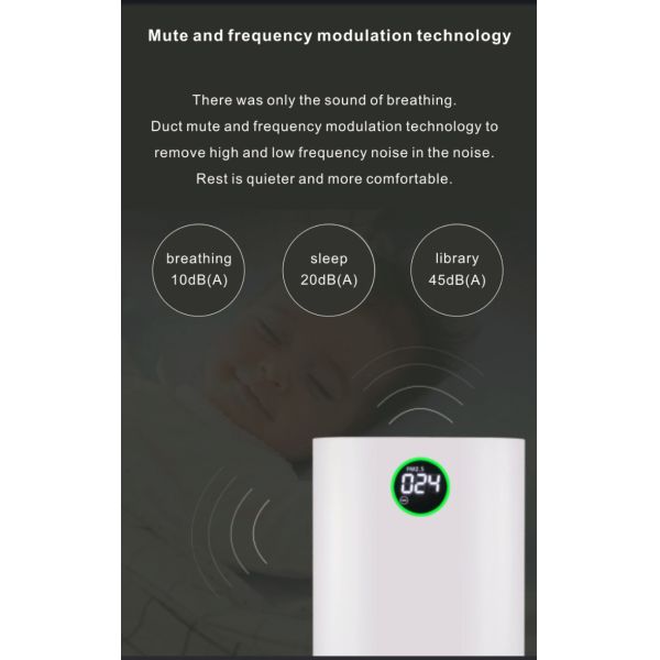 Homefish OEM Luftreiniger Purificateurd Air Purificador De Aire Purificatore Auto UVC Luftreiniger Humidifier WIFI Air Purifier