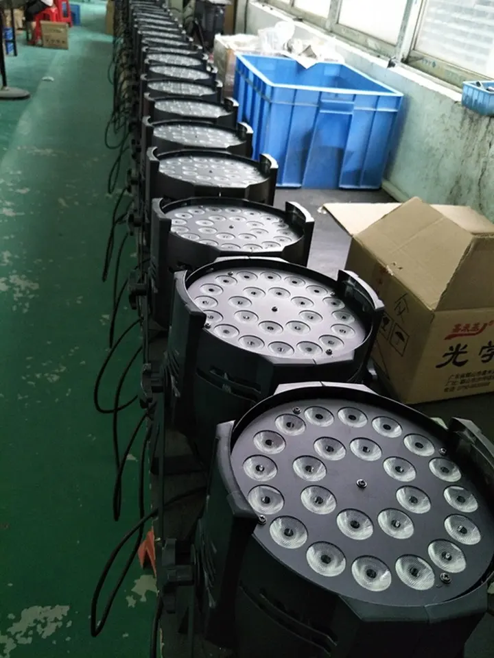 Stage Event 6in1 LED Par Waterproof Light With 24pcs Dyed Lights