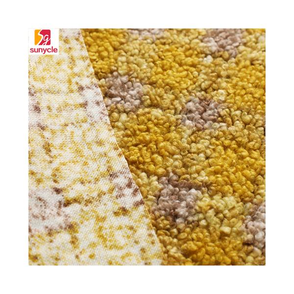 Quality Knitted Soft Micro Polar Fleece Fabric Polyester 150D/288F Embossed for sale