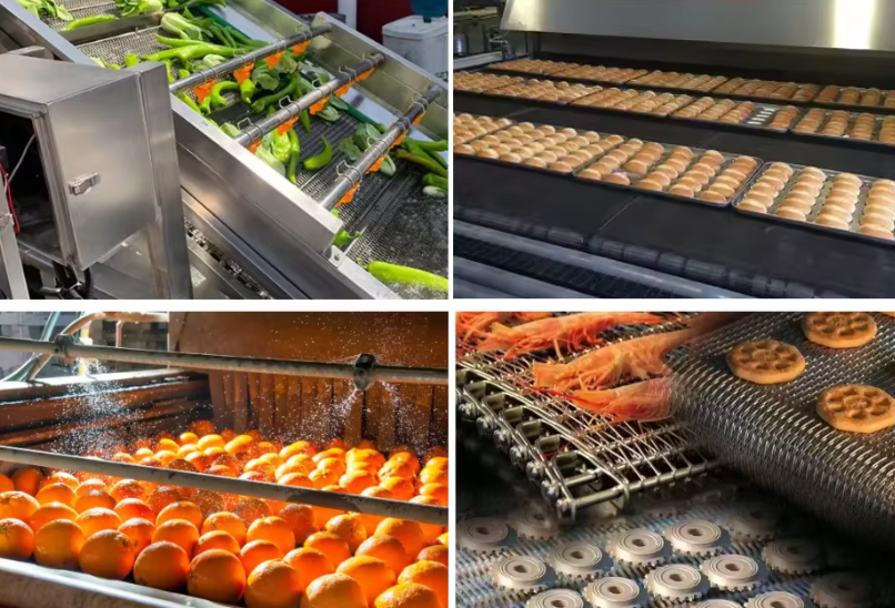 304 Stainless Mesh Conveyor Belt For Food And Cooling Fields