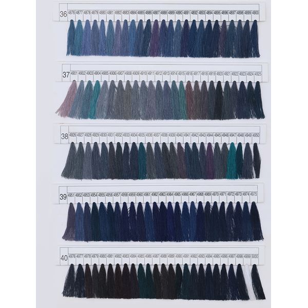 100g 3300y per Cone Polyester Sewing Thread 100% Spun Yarn 20s/3 in 1000 Colors