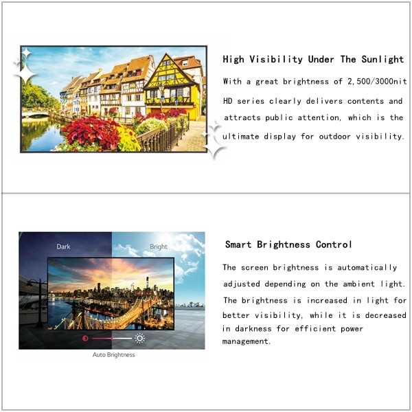 55 Inch Window Lcd Display Touch Screen Shop Storefront Window Display