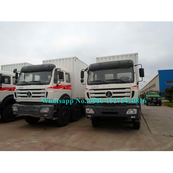 North Benz Beiben brand 8x4 4138B 50Ton 380hp 12 wheeler Heavy Off Road Container Cargo Truck for rough terrain road