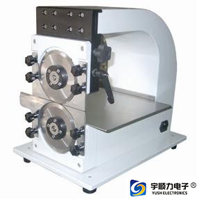 Motorized pre - scored PCB Separator Machine / Small Pcb Depanelizer