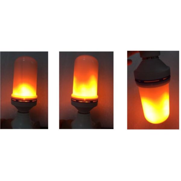 LED Spot Bulbs Flame Lights E27 LED Fire Light Bulb 4W Flickering Emulation 1800K PC