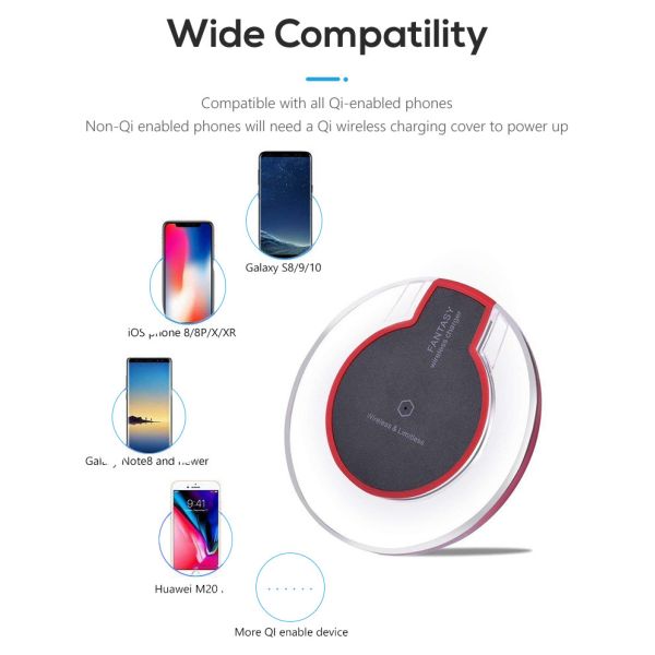 Micro Port 5W QI Wireless Charging Pad