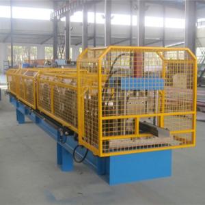 China Protective Net Enclosures Gutter Roll Forming Machine High Speed Single Chain wholesale