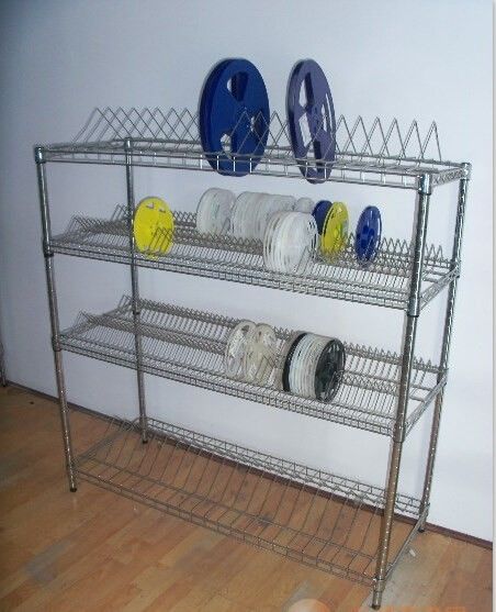 5 Layers Multiple Industrial Wire Shelving Organized SMT Reel Component Storage Metal Trolley Cart