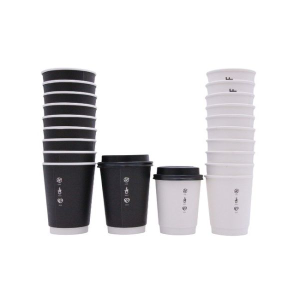 20oz Custom Hot Cups Compostable Paper Cups Leak Proof For Hot Drinks