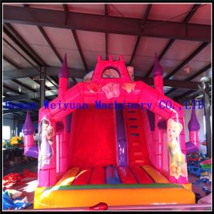 China inflatable kids playground plastic slides,Silk-screen printing Inflatable Slide, kids inflatable toys wholesale