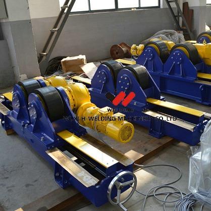 Quality 60Tons Rotary Circular Pipe Welding Rotator Lead Screw With High Speed for sale