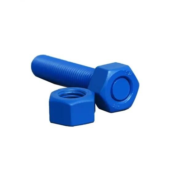 Quality ASTM A320 L43 Fully Threaded Stud Bolt Flanges PTFE Coated Stud Bolts for sale