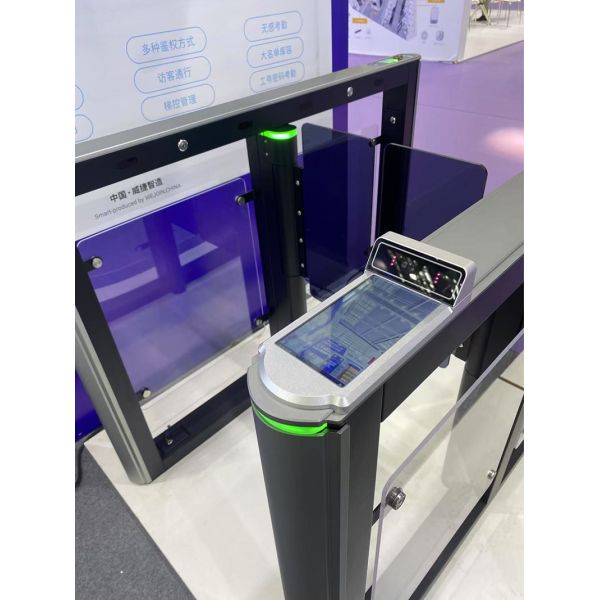 600-1100mm Width Passage Swing Barrier Dual Lane with RS485 Communication