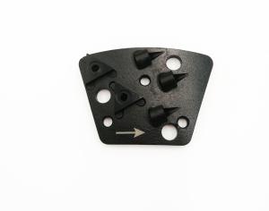Diamond PCD Trapezoids Scapers For Surface Epoxy And Coatings Removing Used On Blastrac System