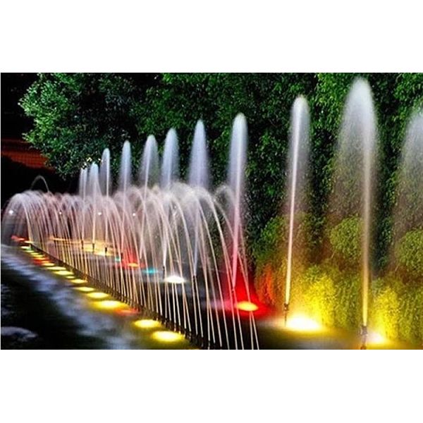 RGB Recessed Underwater LED Lights / Waterproof LED Pool Light For Fountains